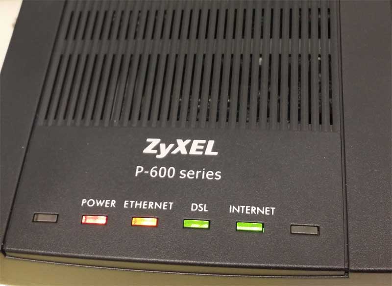 zyxel router modem